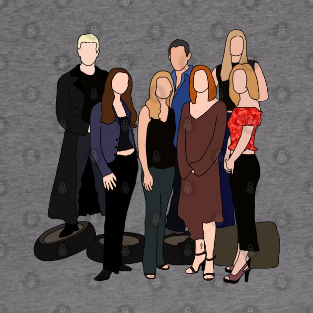 Buffy cast by aluap1006